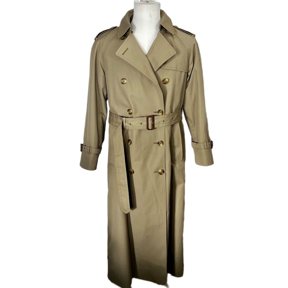 NWOT Brooks Brothers Men’s Trench Coat 42 Long Belted Wool Liner Pristine Preppy